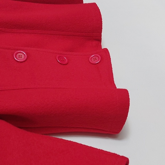 Chloe red bell sleeve copped jacket - Picture 7 of 14